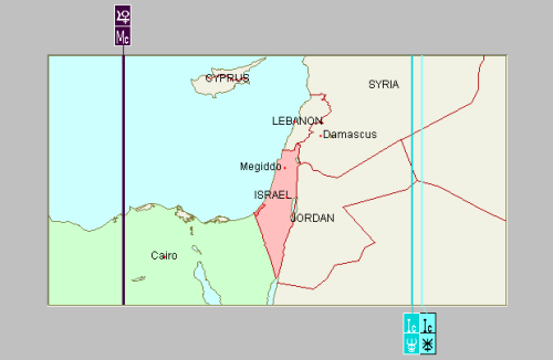 Gaza-Israel-Ägypten Vollmond 10.8.14
